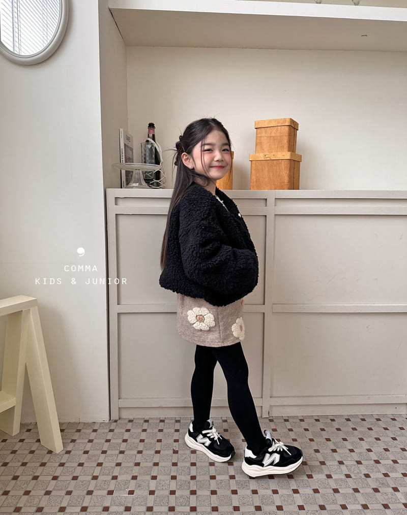 Comma - Korean Children Fashion - #littlefashionista - Fluffy Jacket - 10