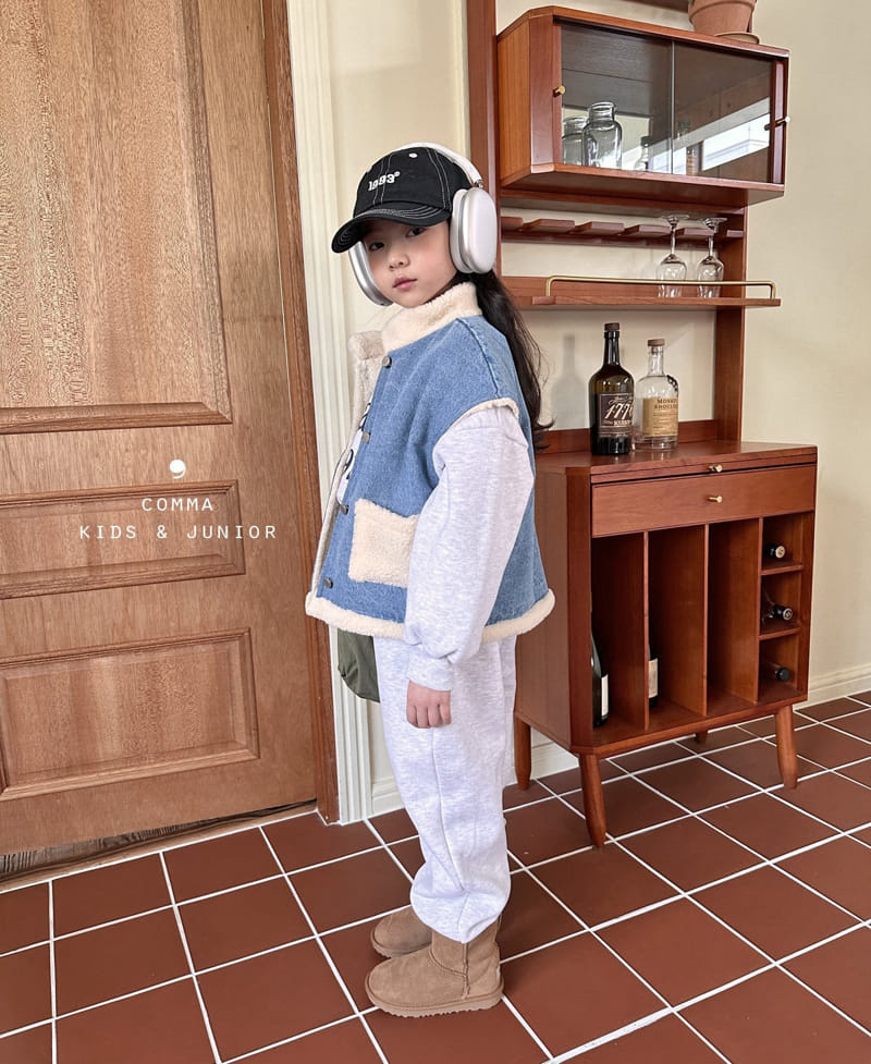 Comma - Korean Children Fashion - #magicofchildhood - Dumble Denim Vest - 10