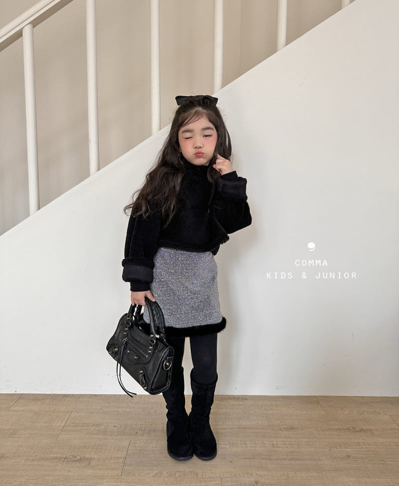 Comma - Korean Children Fashion - #magicofchildhood - Fluffy Crop Tee - 7