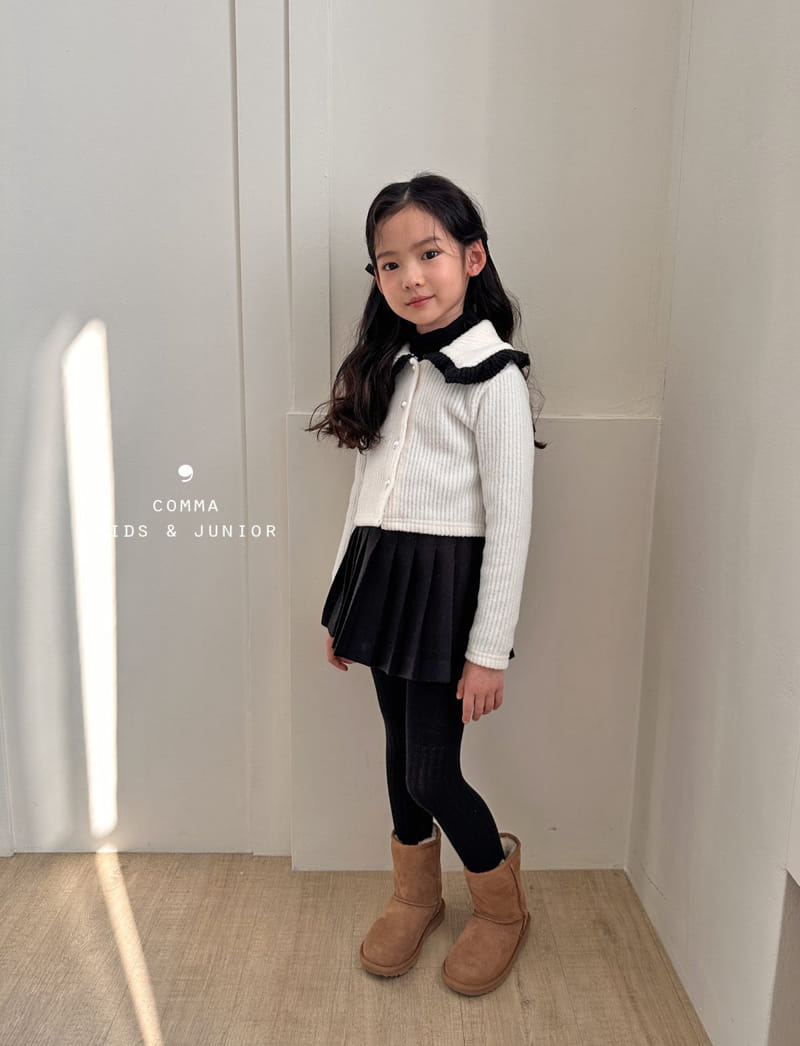 Comma - Korean Children Fashion - #magicofchildhood - Pearl Cardigan - 4