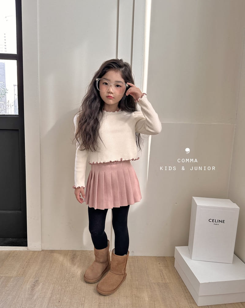 Comma - Korean Children Fashion - #minifashionista - SHOrt Terry Tee - 2