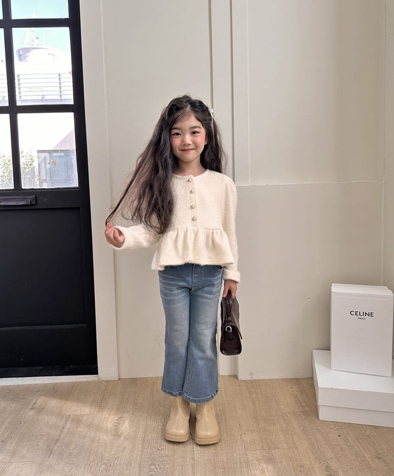 Comma - Korean Children Fashion - #minifashionista - Frill A Cardigan - 5