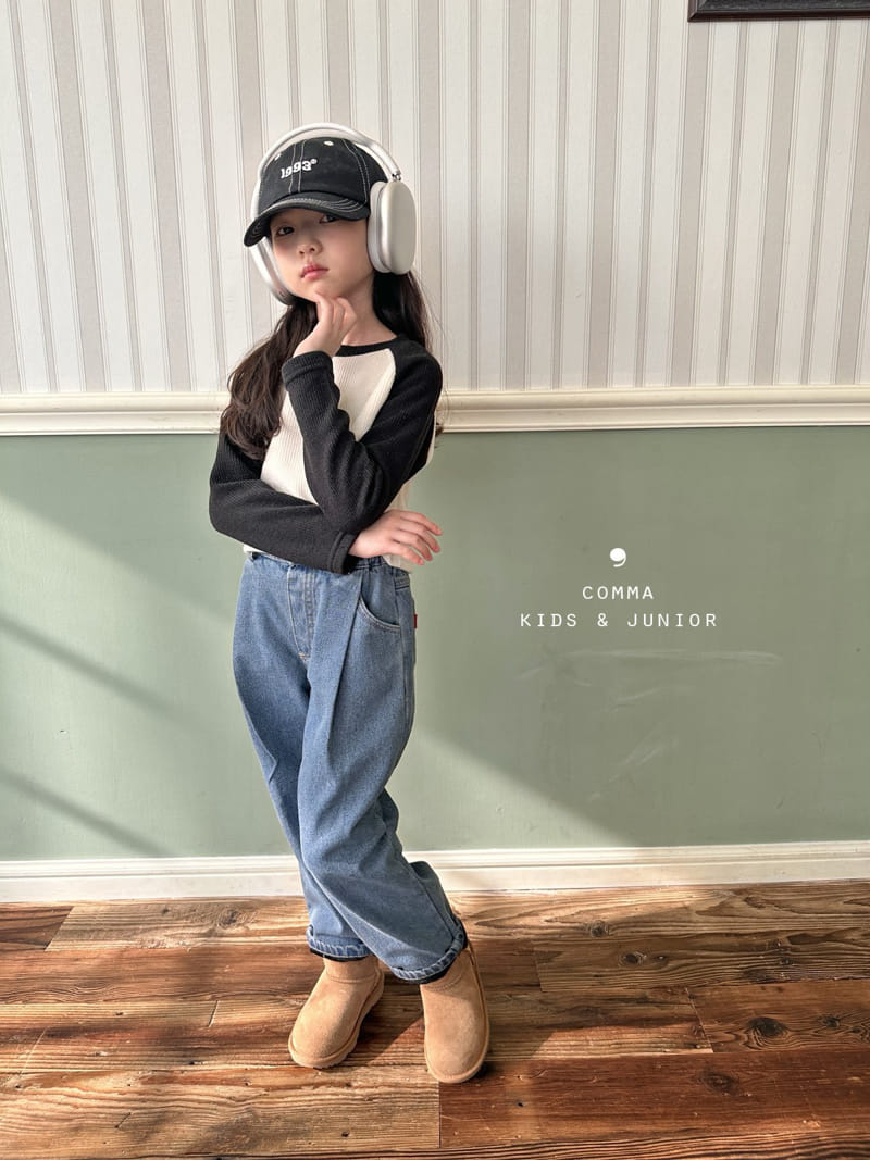 Comma - Korean Children Fashion - #prettylittlegirls - Denim Patns