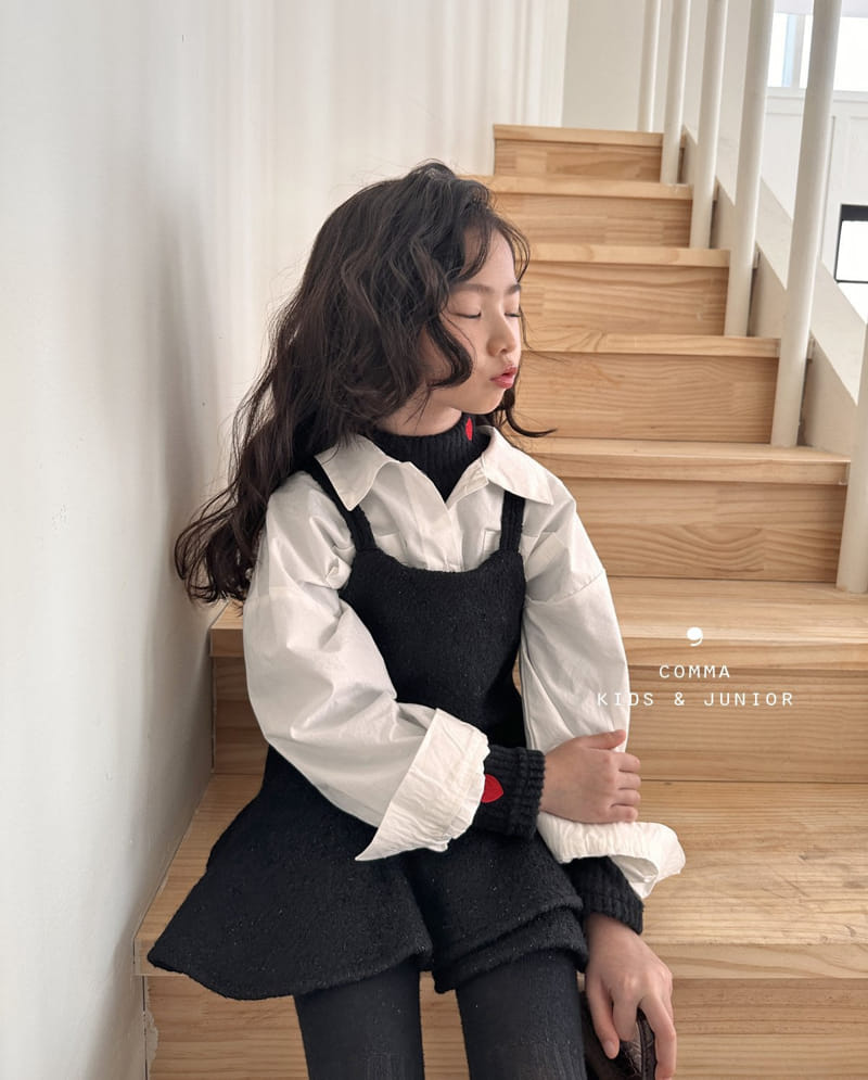 Comma - Korean Children Fashion - #prettylittlegirls - Botton Fril One-piece - 8