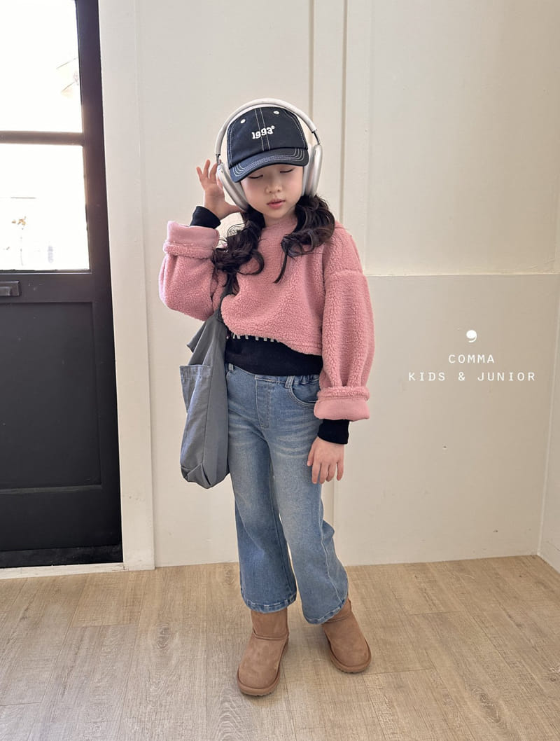 Comma - Korean Children Fashion - #stylishchildhood - Fluffy Crop Tee - 12