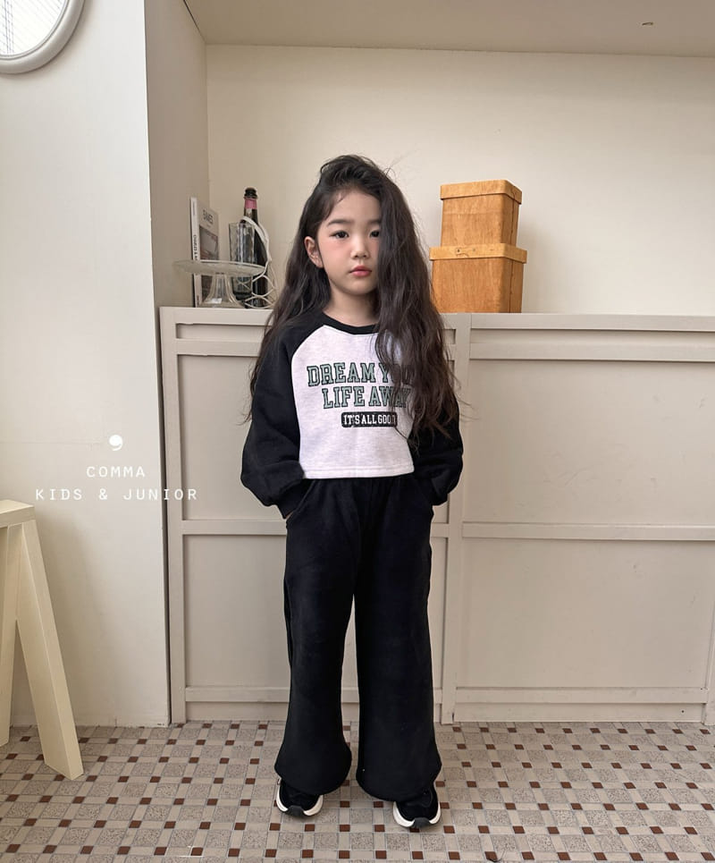 Comma - Korean Children Fashion - #todddlerfashion - Raglan Crop Tee - 11