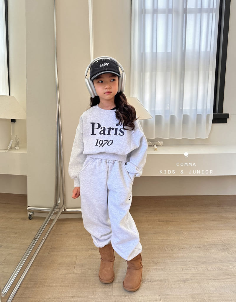 Comma - Korean Children Fashion - #toddlerclothing - Paris SWEatshirt - 8