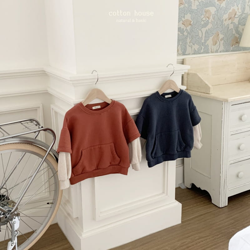 Cotton House - Korean Children Fashion - #fashionkids - Layeres Sweatshirt - 2