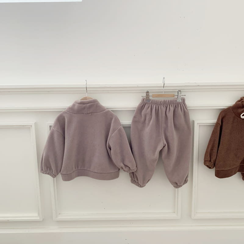 Cotton House - Korean Children Fashion - #todddlerfashion - Fleece Pocket Set - 5