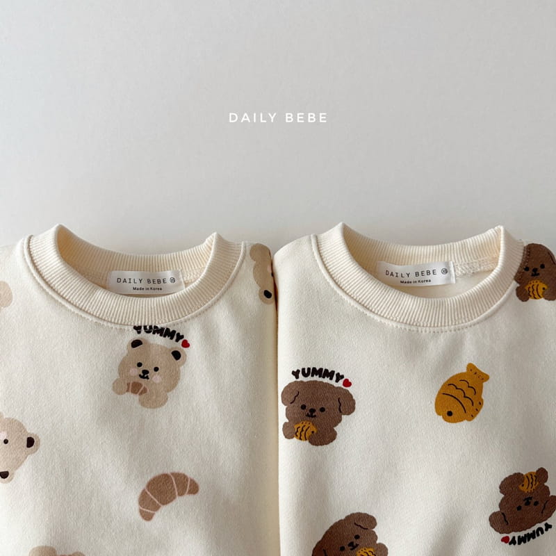 Daily Bebe - Korean Children Fashion - #childofig - Yam Top Bottom Set - 3