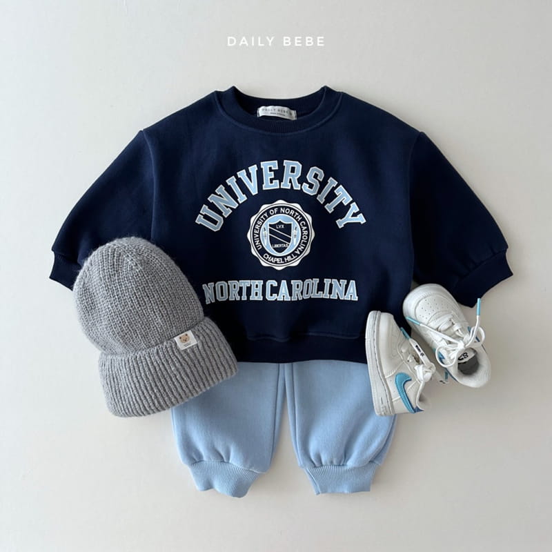 Daily Bebe - Korean Children Fashion - #childofig - Uversity Top Bottom Set - 2