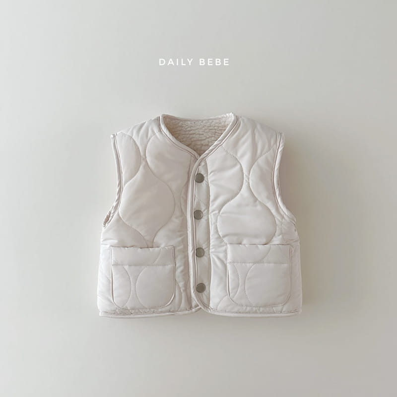 Daily Bebe - Korean Children Fashion - #kidsstore - Quilting Reversible Vest