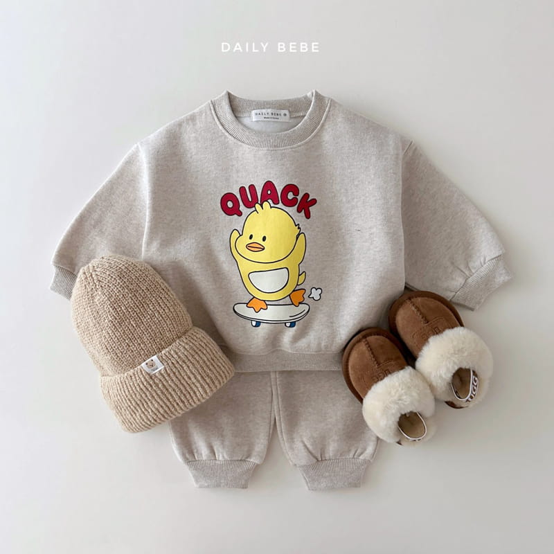 Daily Bebe - Korean Children Fashion - #minifashionista - Friends Top Bottom Set - 3