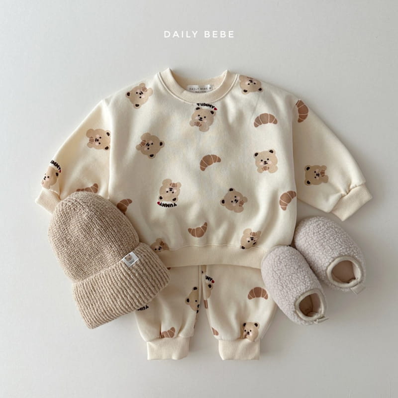 Daily Bebe - Korean Children Fashion - #prettylittlegirls - Yam Top Bottom Set