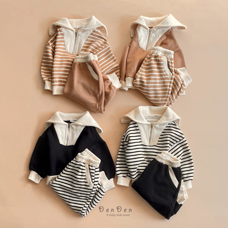 Denden - Korean Children Fashion - #childofig - Sailor Collar Tee - 10