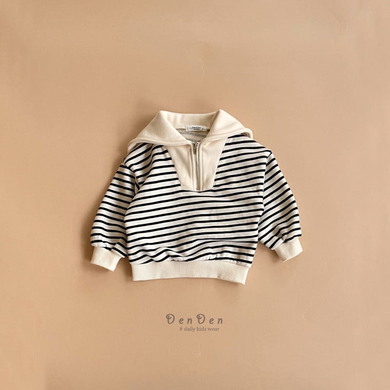 Denden - Korean Children Fashion - #discoveringself - St Sailor Collar Tee - 2