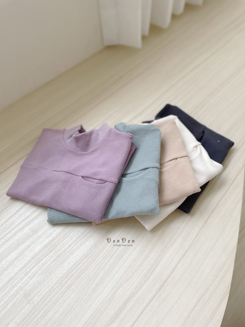 Denden - Korean Children Fashion - #prettylittlegirls - Warm Pocket Tee - 6