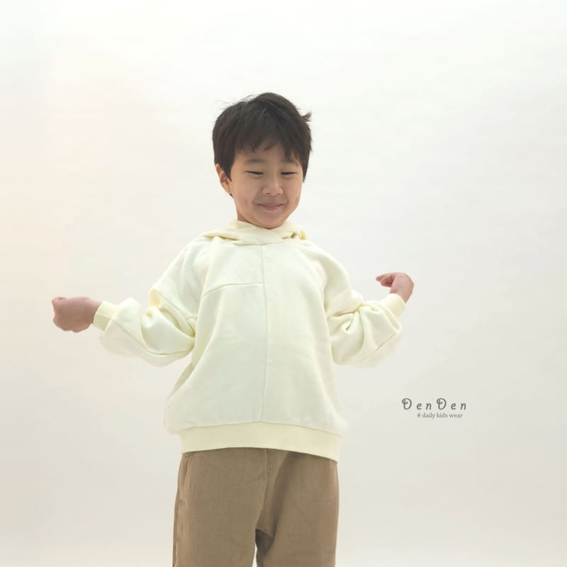 Denden - Korean Children Fashion - #todddlerfashion - Winter Huming Hoody Tee - 4