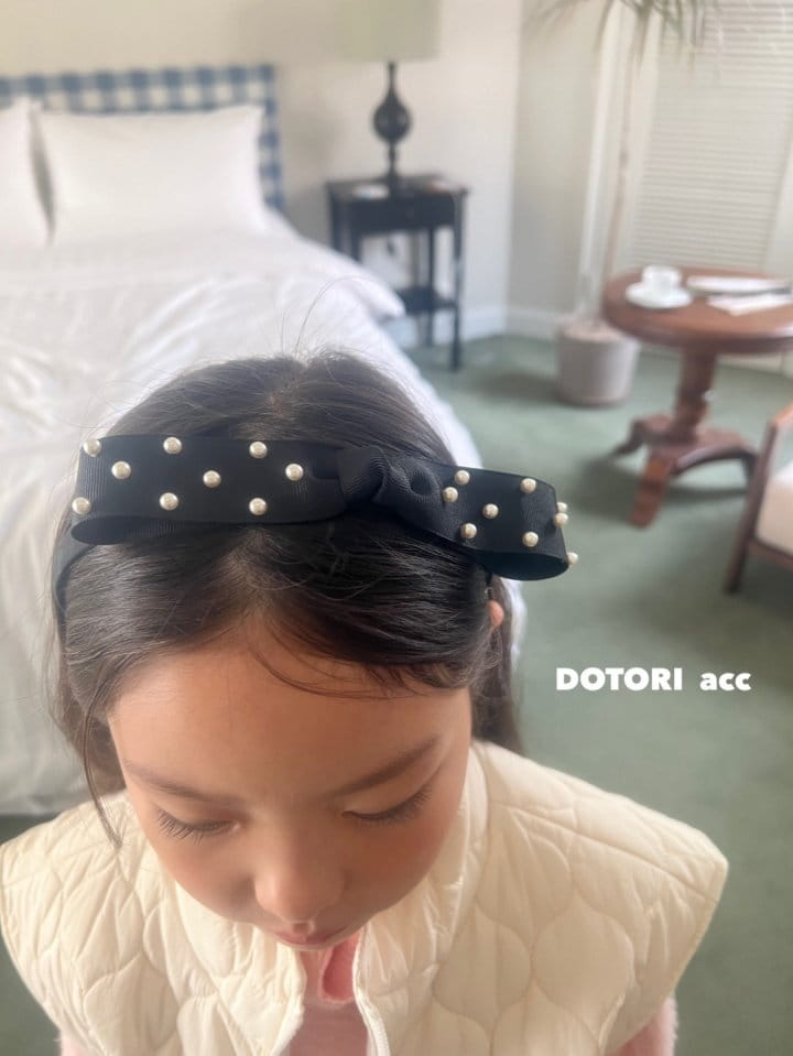 Dotori - Korean Children Fashion - #designkidswear - Pearl Hairband - 9