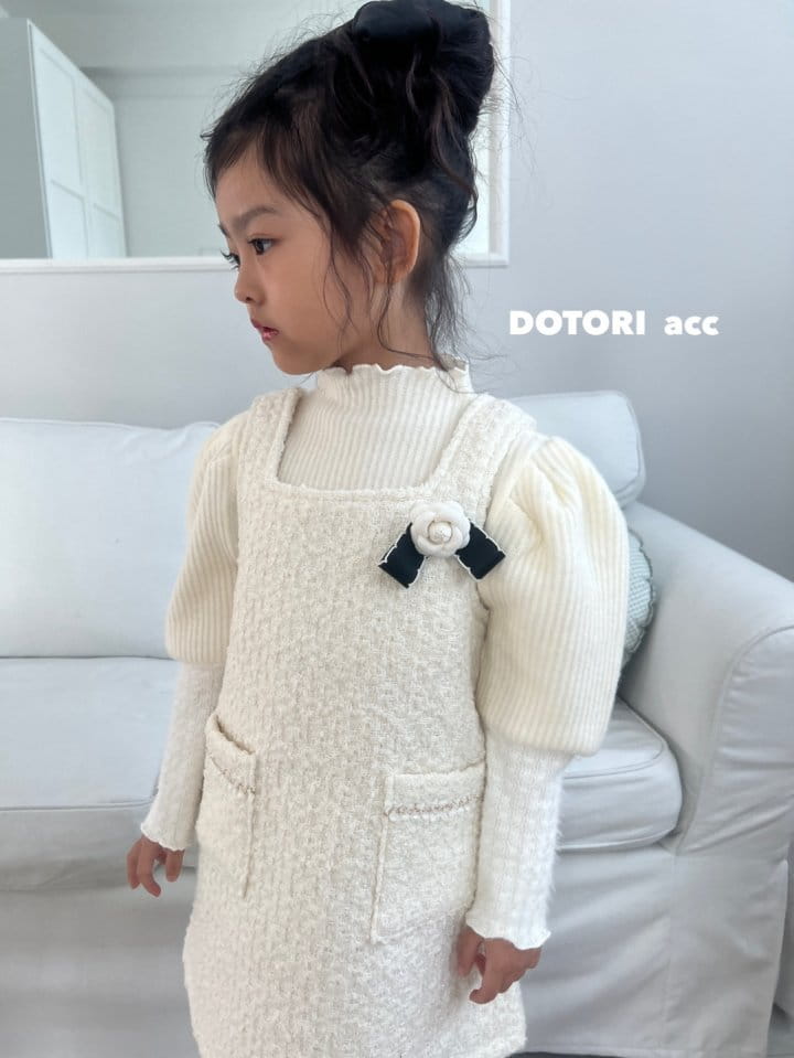 Dotori - Korean Children Fashion - #kidzfashiontrend - Ribbon Flower Cosagi - 11