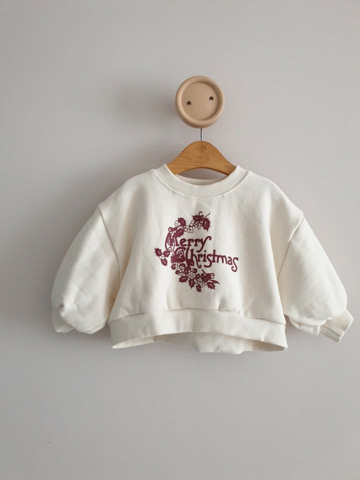 Eclair - Korean Baby Fashion - #babygirlfashion - Christmas  Sweatshirt - 2