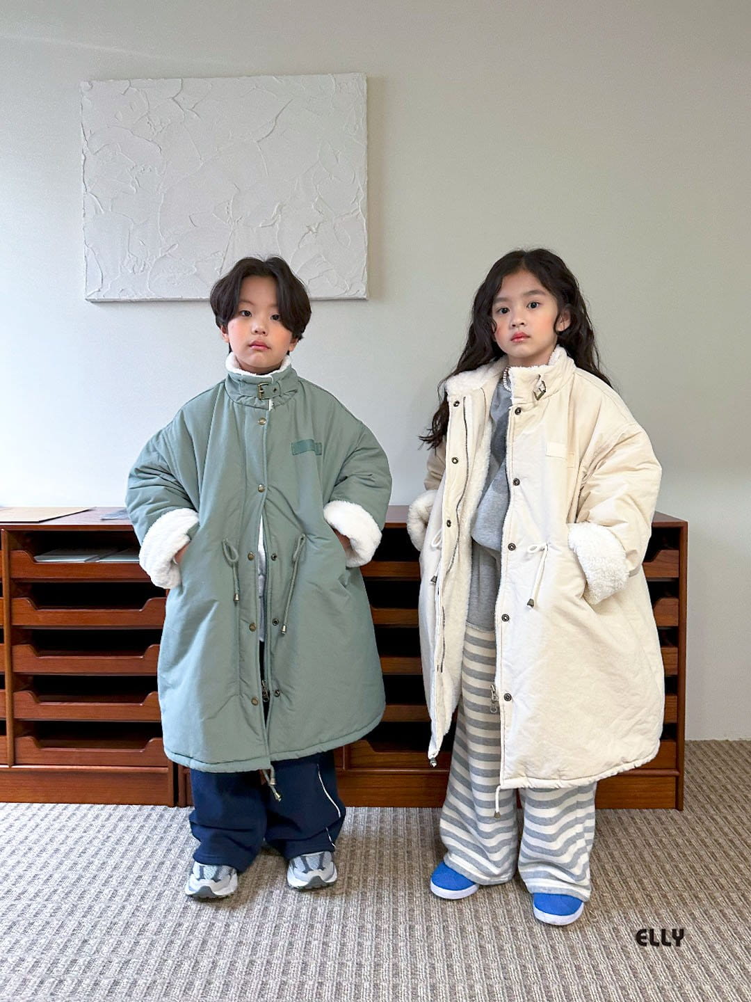 Ellymolly - Korean Children Fashion - #stylishchildhood - Two Over Long Jumper - 11