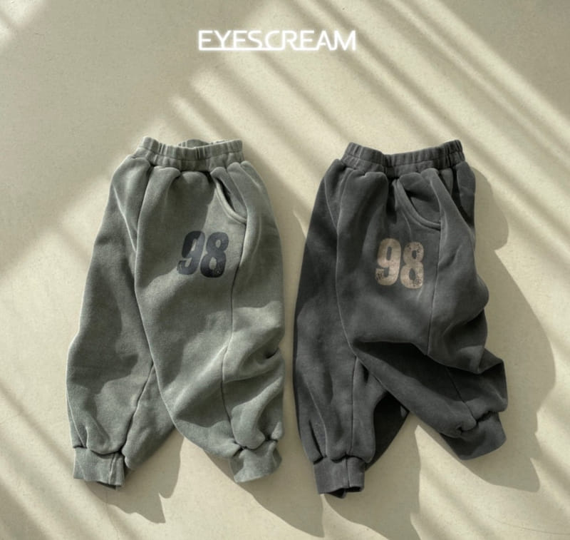 Eyescream - Korean Children Fashion - #kidsshorts - Number Pig Jogger Pants