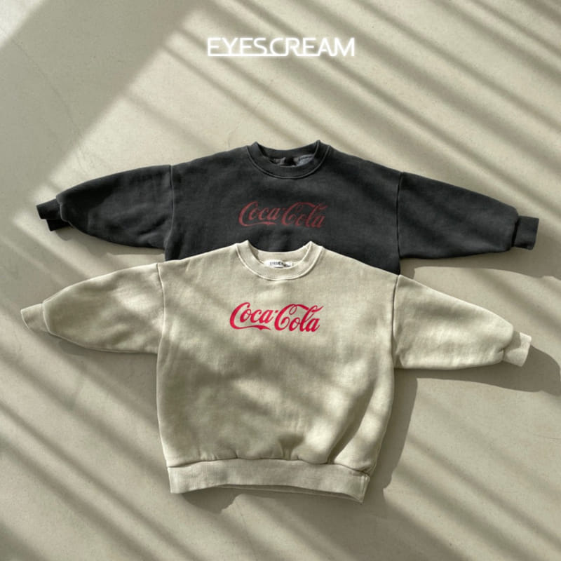 Eyescream - Korean Children Fashion - #toddlerclothing - Fleece Coke Sweatshirt