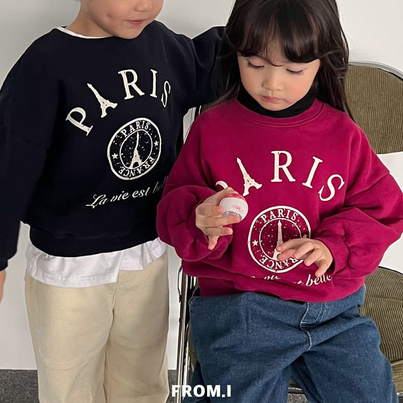 From I - Korean Children Fashion - #designkidswear - Paris Sweatshirt - 7