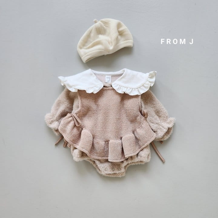 From J - Korean Baby Fashion - #babyboutique - Knit Frill Vest - 11