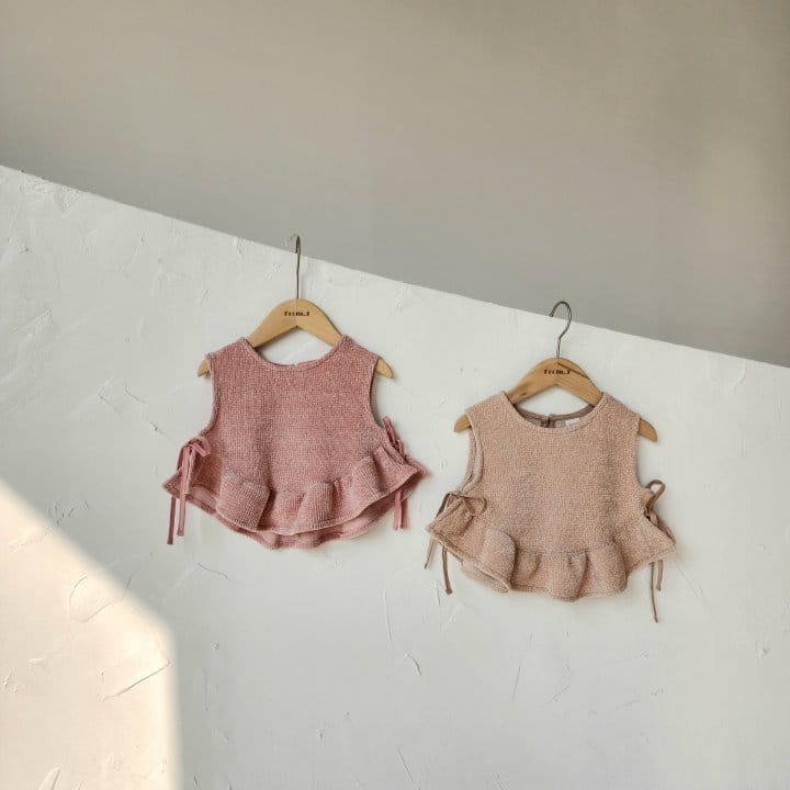 From J - Korean Baby Fashion - #babyboutiqueclothing - Knit Frill Vest - 12