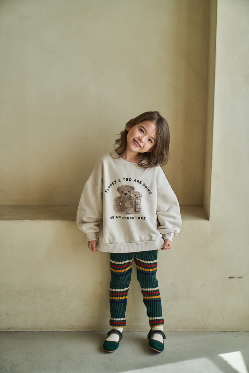 Green Tomato - Korean Children Fashion - #magicofchildhood - Teddy Tee - 2