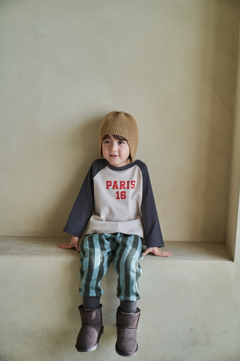 Green Tomato - Korean Children Fashion - #toddlerclothing - Paris Raglan Tee - 7