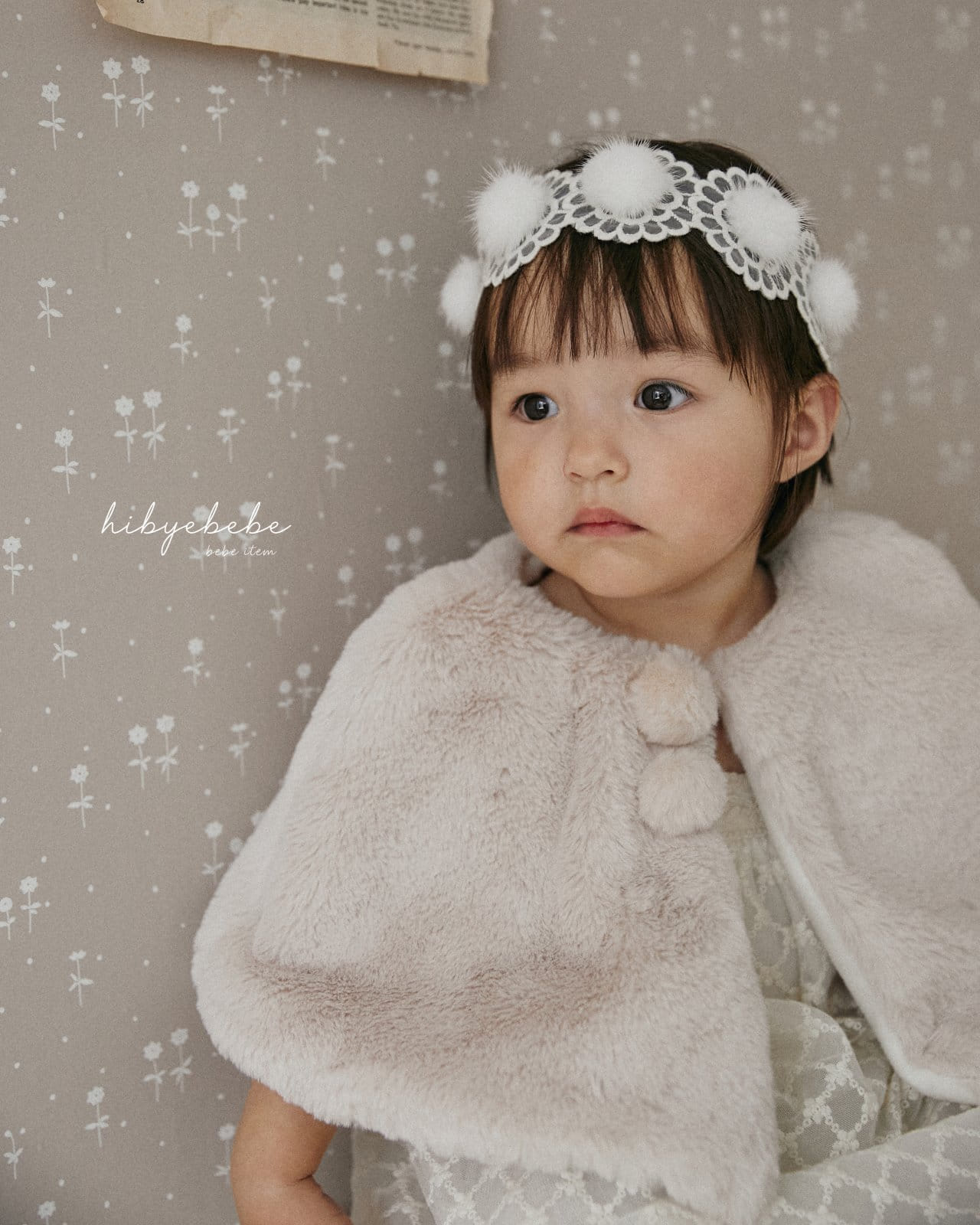 Hi Byebebe - Korean Baby Fashion - #babyoninstagram - Princess Mink Cape - 3