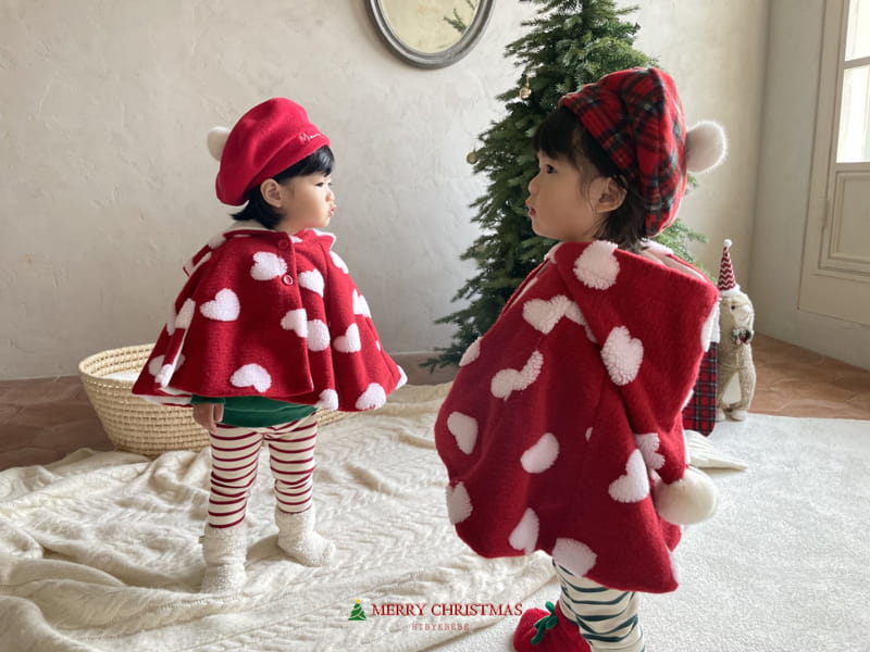 Hi Byebebe - Korean Baby Fashion - #onlinebabyshop - Santa Heat Cape - 6