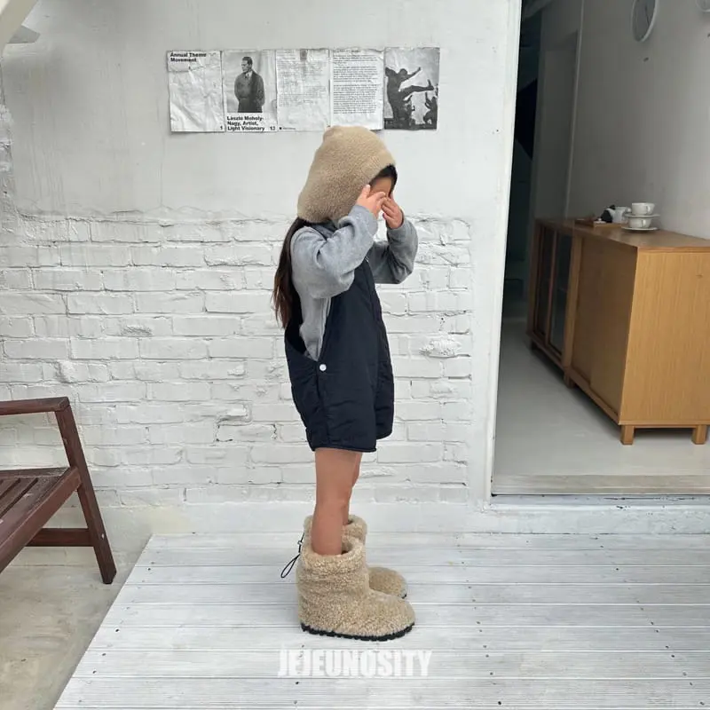 Jejeunosity - Korean Children Fashion - #discoveringself - Black Berry Overalls - 2