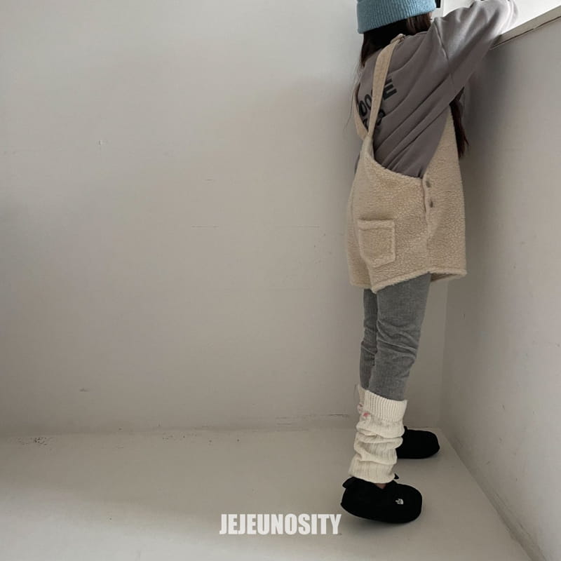 Jejeunosity - Korean Children Fashion - #fashionkids - Rib Berry Overalls - 2