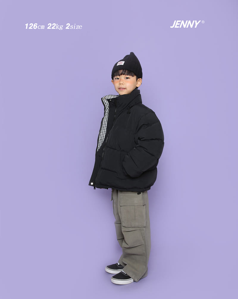 Jenny Basic - Korean Children Fashion - #fashionkids - Check Front Back Padding - 3