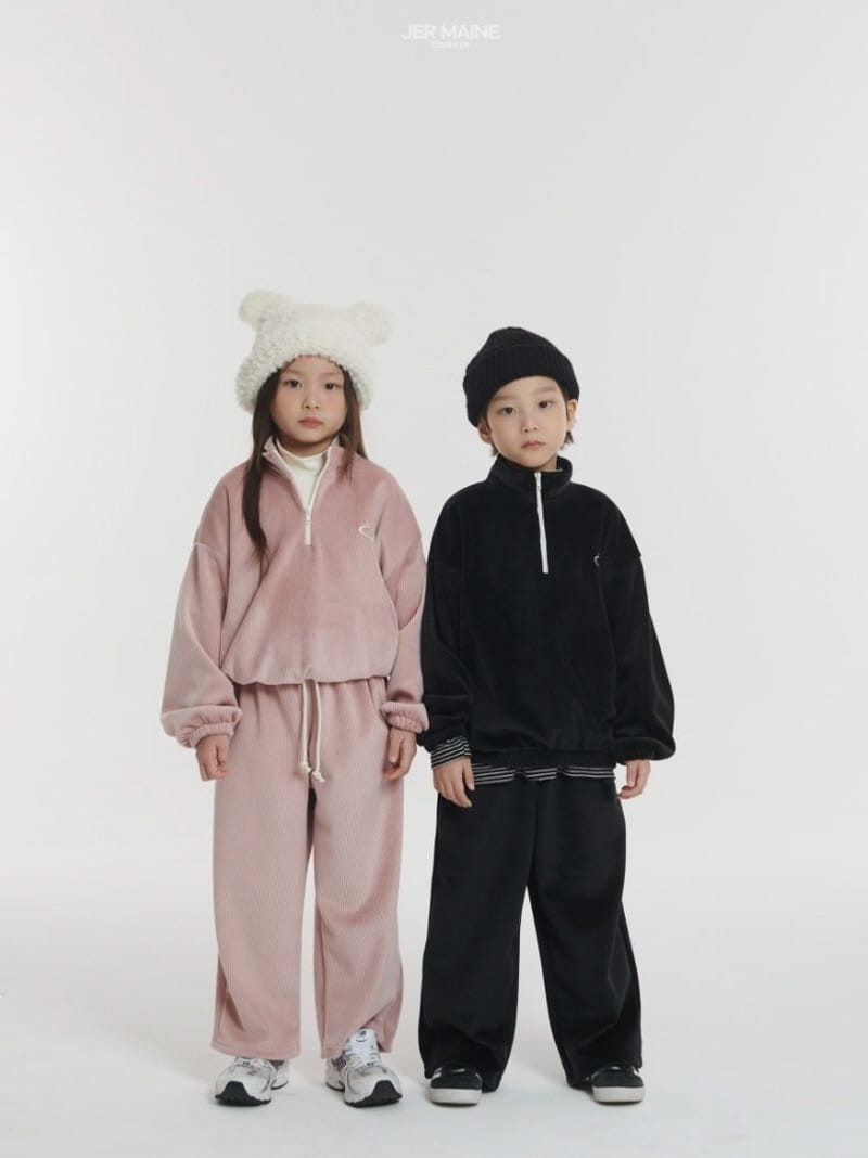 Jermaine - Korean Children Fashion - #childofig - Edge Rib Top Bottom Set - 5