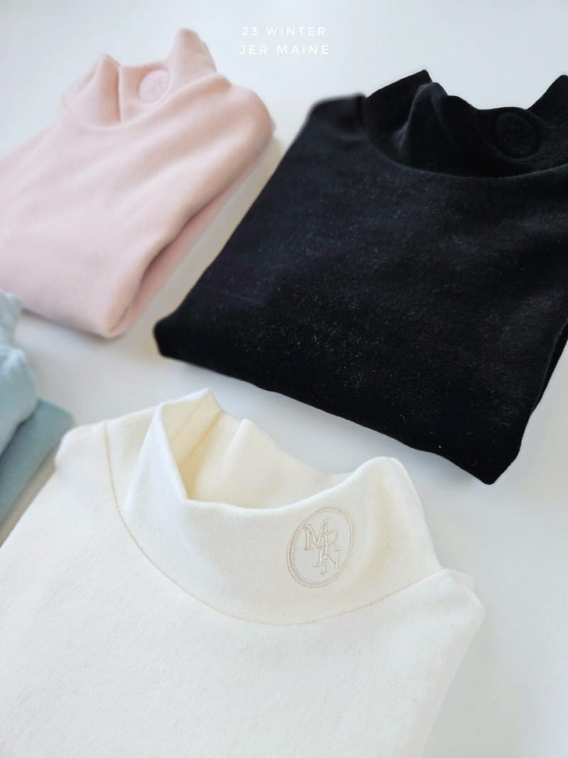 Jermaine - Korean Children Fashion - #childofig - Soft Turtleneck Tee - 3