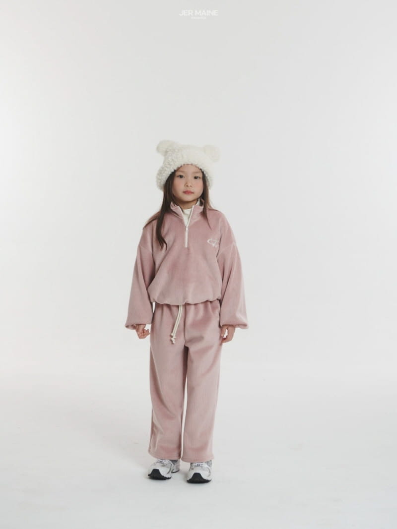 Jermaine - Korean Children Fashion - #designkidswear - Edge Rib Top Bottom Set - 8