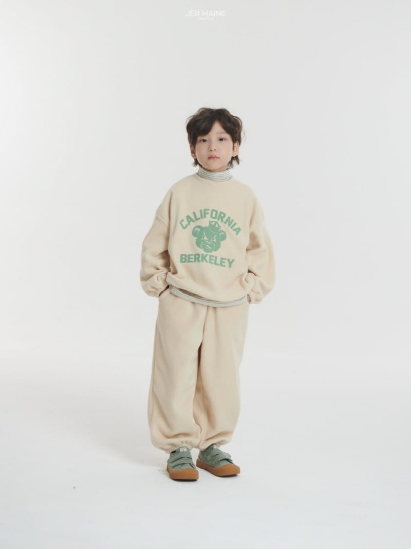 Jermaine - Korean Children Fashion - #discoveringself - California Bear Top Bottom Set - 3