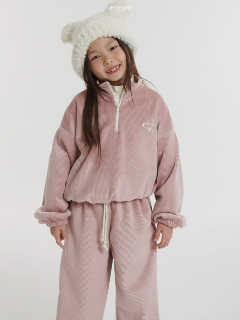 Jermaine - Korean Children Fashion - #fashionkids - Edge Rib Top Bottom Set - 10