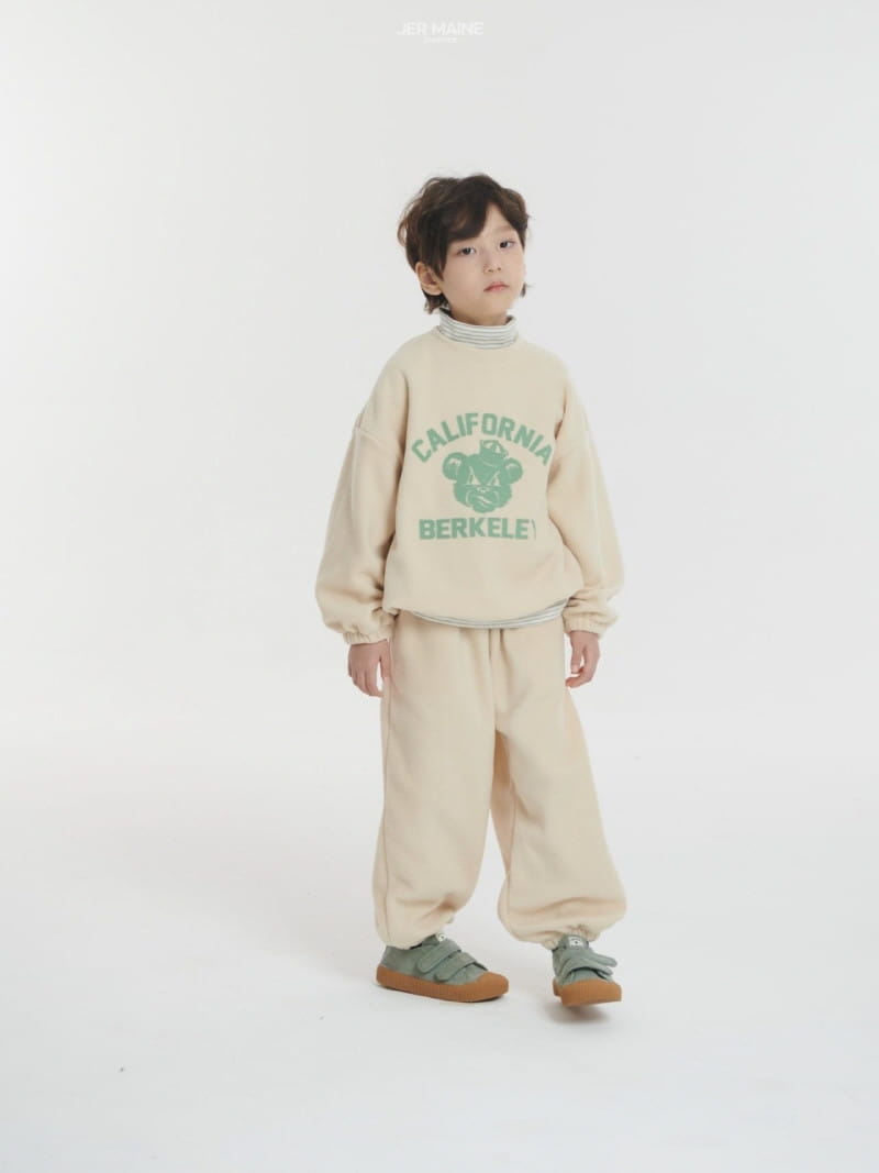 Jermaine - Korean Children Fashion - #kidsstore - California Bear Top Bottom Set - 6