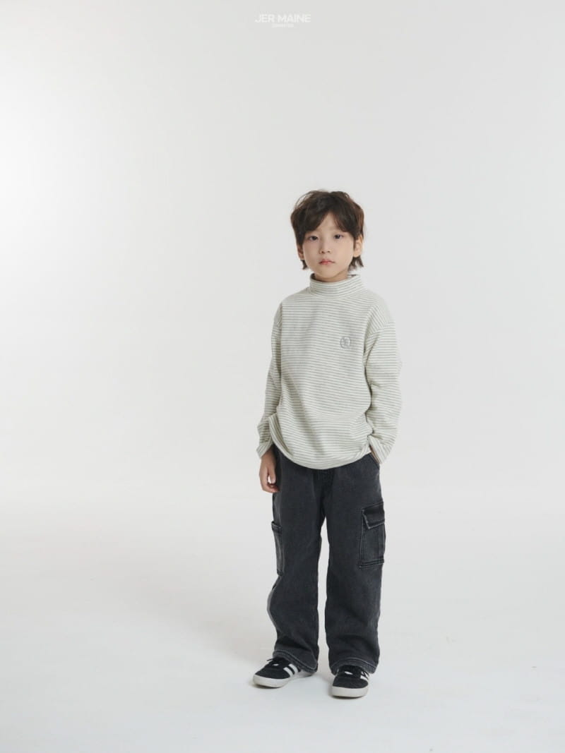 Jermaine - Korean Children Fashion - #kidzfashiontrend - Fleece Denim Jeans - 6