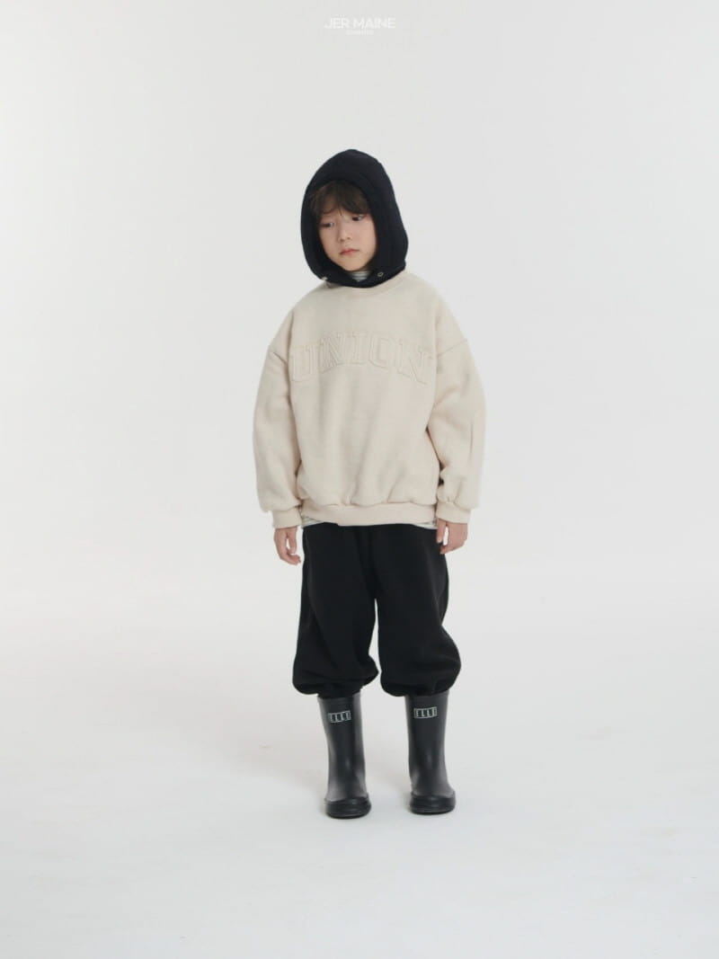 Jermaine - Korean Children Fashion - #minifashionista - Union Embroidery Sweatshirt - 7