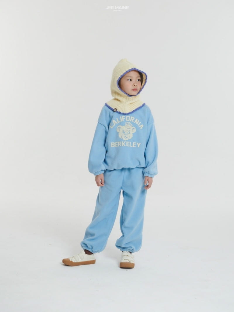 Jermaine - Korean Children Fashion - #prettylittlegirls - California Bear Top Bottom Set - 12