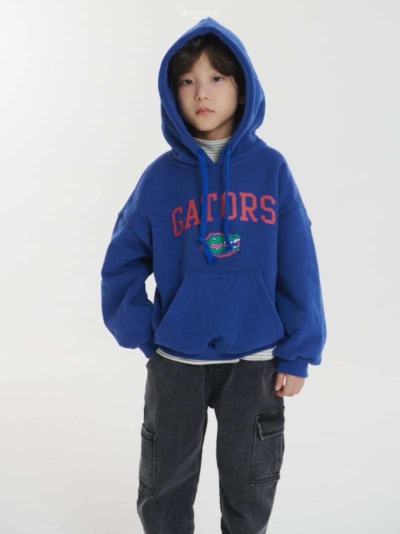 Jermaine - Korean Children Fashion - #todddlerfashion - Crocodile Hoody - 12