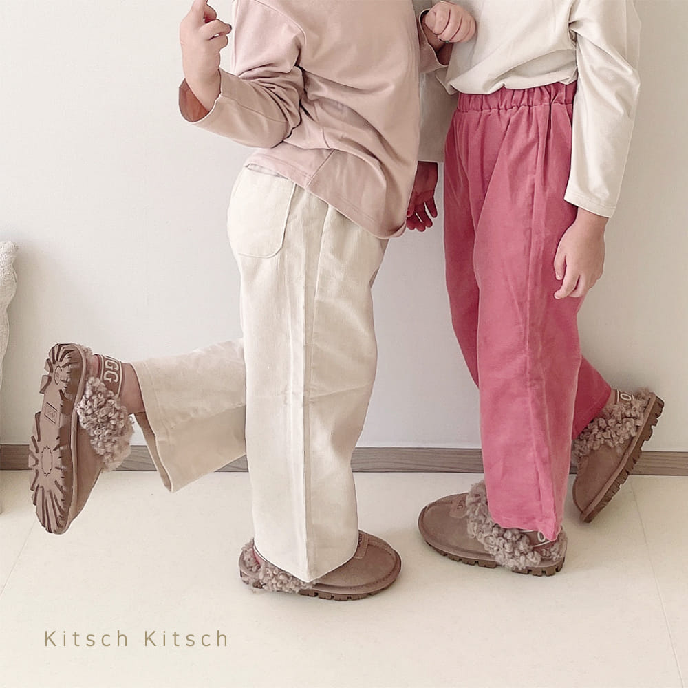 Kitsch Kitsch - Korean Children Fashion - #Kfashion4kids - Rib Pants - 9