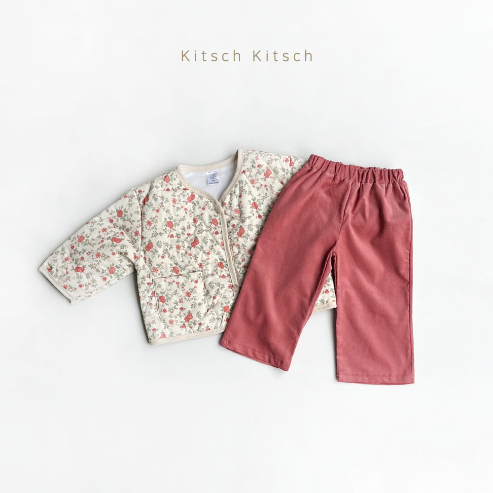 Kitsch Kitsch - Korean Children Fashion - #designkidswear - Rib Pants - 3